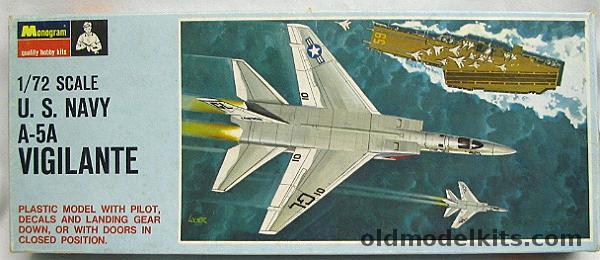 Monogram 1/72 US Navy A-5A Vigilante (A3J) Attack Bomber, PA177-100 plastic model kit